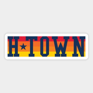 Houston H-Town Baseball Fan Tee: Hit It Out of the Park, Y'all! Sticker